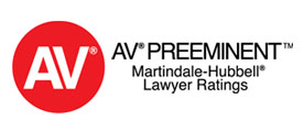 Gunderson Law Group rated by AV Preeminent, Martindale-Hubbell Lawyer Ratings