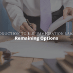An Introduction to U.S. Immigration Law, Part 5: Remaining Options