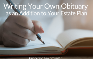 Writing Your Own Obituary as an Addition to Your Estate Plan