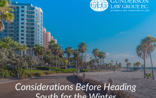 Considerations Before Heading South for the Winter