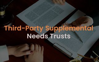 Third-Party Supplemental Needs Trusts