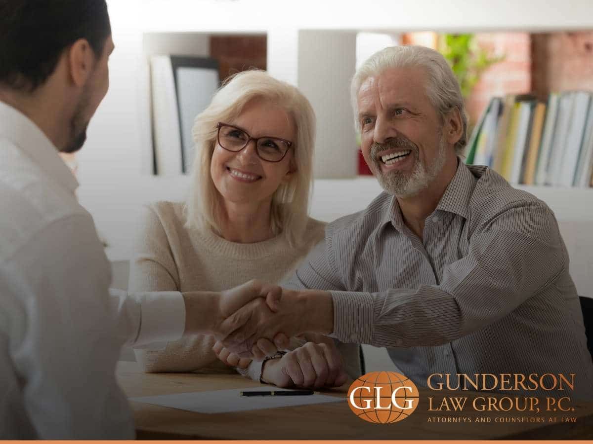 Happy Senior Couple After Successfully Transferring Their IRA To Their Loved One In Mesa, AZ