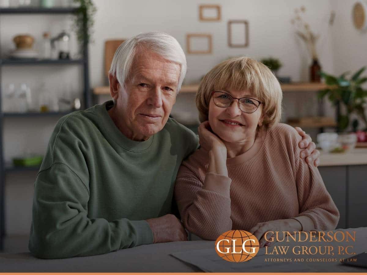 Happy Old Cohabitating Couple After Finishing Their Estate Plan In Mesa, AZ