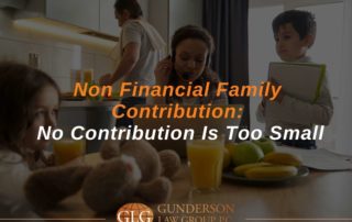 Non Financial Family Contribution: No Contribution Is Too Small
