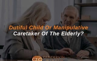 Dutiful Child Or Manipulative Caretaker Of The Elderly