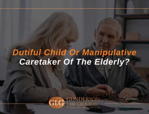 Dutiful Child Or Manipulative Caretaker Of The Elderly?