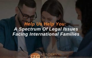 Immigration lawyer with a family