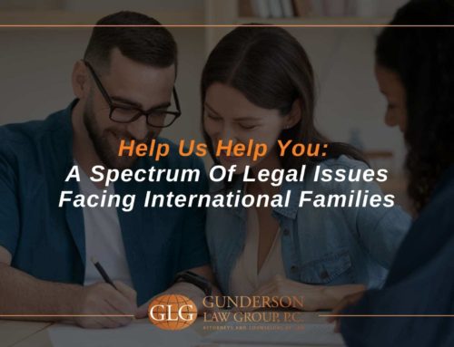 Help Us Help You: A Spectrum Of Legal Issues Facing International Families