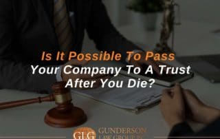 A trust owning a business in Arizona