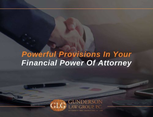 Powerful Provisions In Your Financial Power Of Attorney