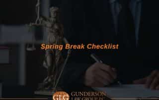 Spring Break Checklist