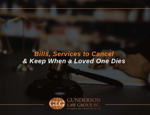 Bills, Services to Cancel & Keep When a Loved One Dies 