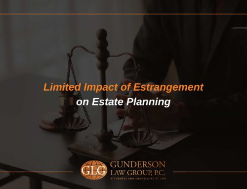 Limited Impact Of Estrangement On Estate Planning