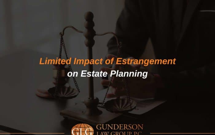Limited Impact Of Estrangement On Estate Planning