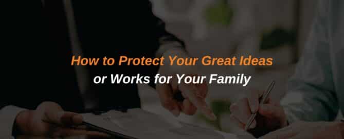 Arizona estate planning attorney reviewing intellectual property documents with a client