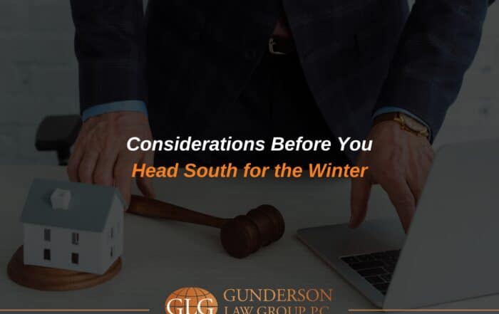 Considerations Before You Head South for the Winter